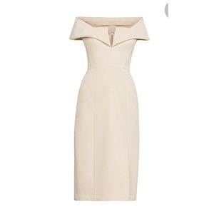 BCBG Max Azria off the shoulder dress